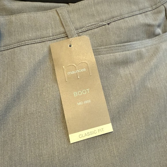 Maurices Women NWT Gray Plus Size Bootcut Dress Pants Trousers Work Sz 22S# - Picture 8 of 10
